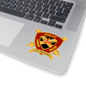 Kiss-Cut Stickers - USMC - 12th Marine Regiment wo txt