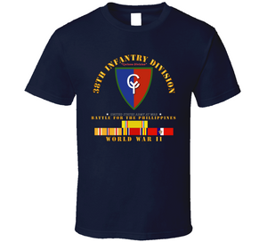 Army - 38th Infantry Division with  WWII (Pacific Theater) Service Ribbons - T Shirt, Premium and Hoodie