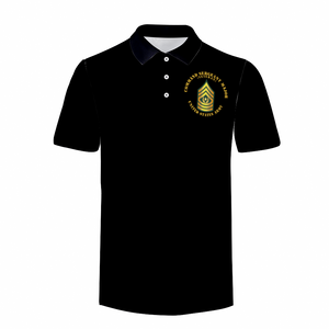 Custom Shirts All Over Print POLO Neck Shirts - Army - Command Sergeant Major - CSM - Veteran