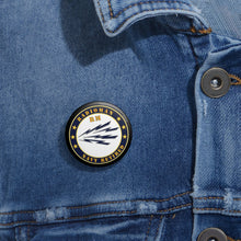 Load image into Gallery viewer, Custom Pin Buttons - Navy - Radioman - RM - Navy - Retired
