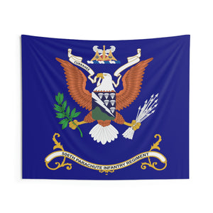 Indoor Wall Tapestries - 506th Parachute Infantry Regiment - CURRAHEE - Regimental Colors Tapestry