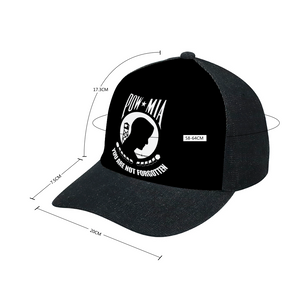 POW - MIA - Hat - Adult Denim Black Baseball Hat