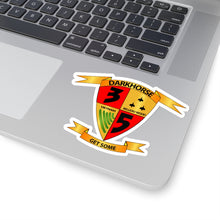 Load image into Gallery viewer, Kiss-Cut Stickers - USMC - 3rd Battalion, 5th Marines - DarkHorse wo Txt
