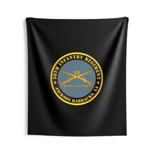 Load image into Gallery viewer, Indoor Wall Tapestries - Army - 38th Infantry Regiment - Buffalo Soldiers - Jackson Barracks, LA w Inf Branch
