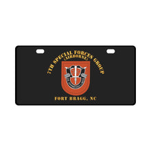 Load image into Gallery viewer, Army - 7th Special Forces Group w Flash - FBNC License Plate

