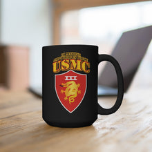 Load image into Gallery viewer, Black Mug 15oz - USMC -  III Marine Amphibious Force - MAF
