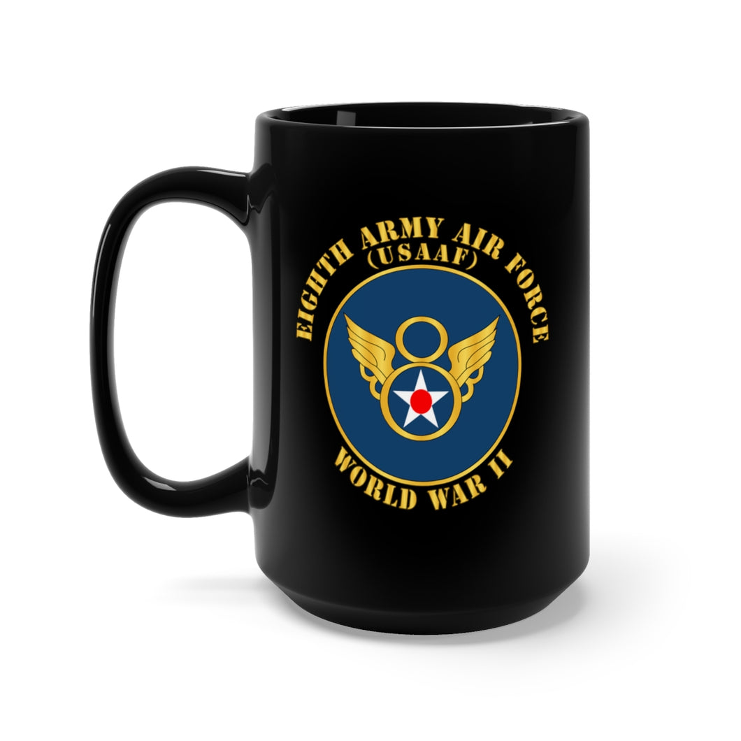 Black Mug 15oz -  AAC - 8th Air Force - WWII - USAAF x 300