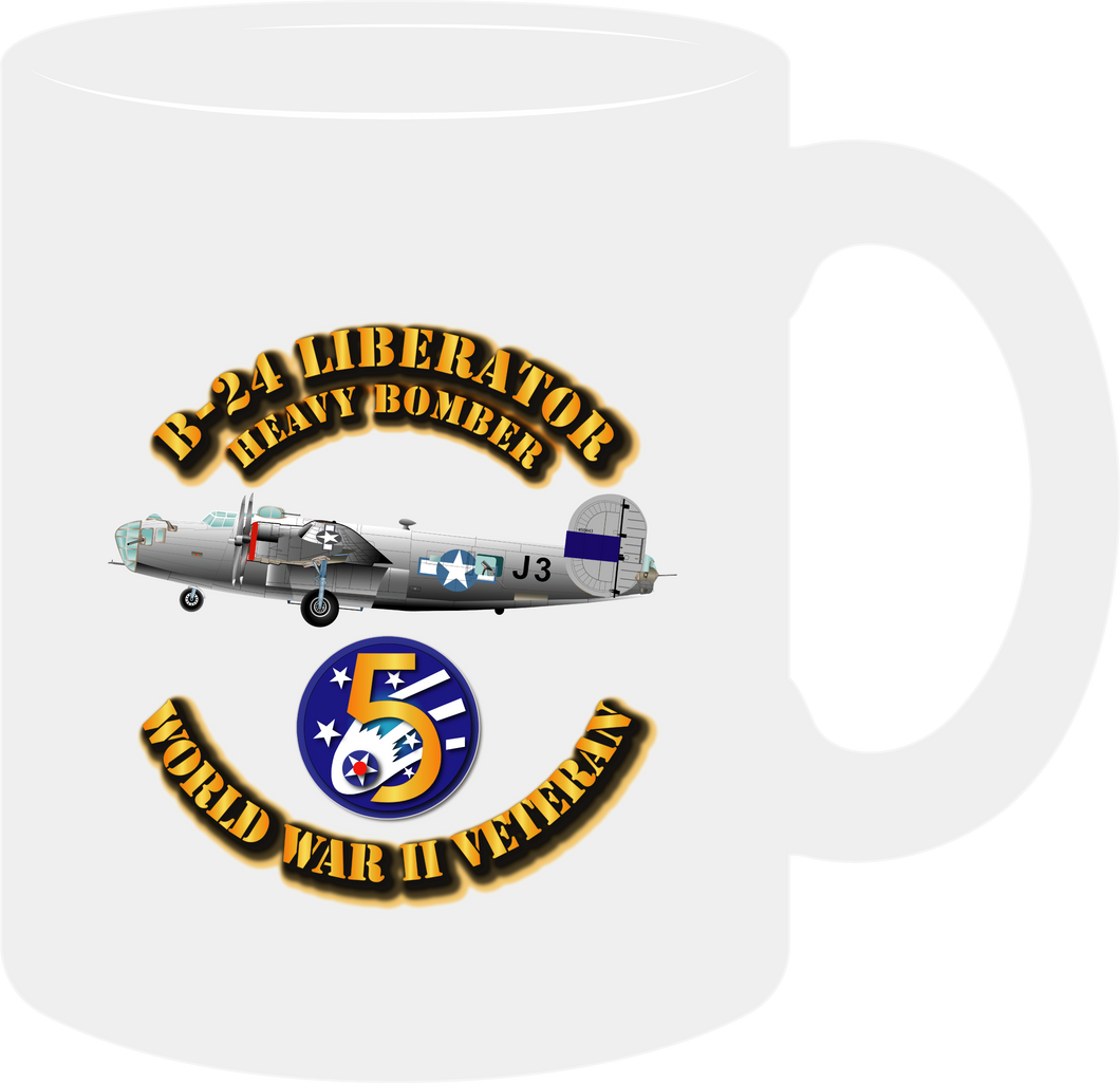 Army Air corps - 22nd Bomb Group - 2nd Bomb Squadron - B-24 - 5th Air Force - mug