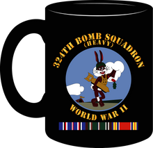 Load image into Gallery viewer, Army Air Corps - 324th Bomb Squadron - World War II with European Service Ribbons - Mug
