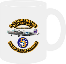 Load image into Gallery viewer, Army Air Corps - 43 Bomb Group - 63rd Bomb Squadron - B-24 Liberator - 5th Air Force - Mug
