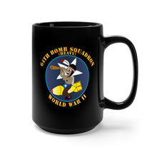 Load image into Gallery viewer, Black Coffee Mug 15oz - AAC - 64th Bomb Squadron - WWII X 300
