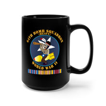 Load image into Gallery viewer, Black Coffee Mug 15oz - AAC - 64th Bomb Squadron - WWII w PAC SVC X 300
