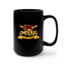 Load image into Gallery viewer, Black Mug 15oz - Army  - 10th Cavalry Regiment w Br - Ribbon
