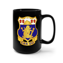 Load image into Gallery viewer, Black Coffee Mug 15oz - Army - 15th Infantry Regiment - DUI wo Txt X 300
