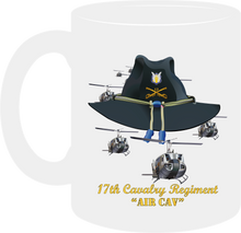 Load image into Gallery viewer, Army - 17th Cavalry  with Branch, Slicks - Mug
