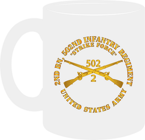Army - 2nd Battalion 502nd Infantry Regiment - Strike Force - Infantry Branch - Mug