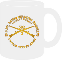 Load image into Gallery viewer, Army - 2nd Battalion 502nd Infantry Regiment - Strike Force - Infantry Branch - Mug
