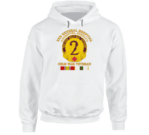 Army - 2nd General Hospital - Landstuhl Frg - With Cold Vietnam Service Ribbons T Shirt, Hoodie and Long Sleeve