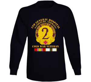 Army - 2nd General Hospital - Landstuhl Frg - With Cold Vietnam Service Ribbons T Shirt, Hoodie and Long Sleeve