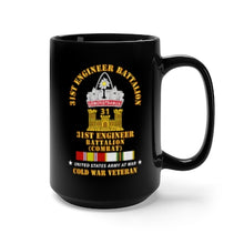 Load image into Gallery viewer, Black Mug 15oz - Army - 31st Engineer Bn (Combat) w COLD SVC
