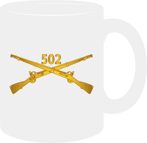 Army - 502nd Infantry Regiment - Infantry Branch - Mug
