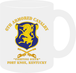 Army -  6th Armored Cavalry Regiment with Cavalry Branch, Fort Knox, Kentucky - Mug