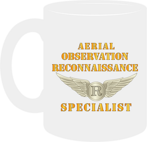 Army - Aerial Observation Recon Specialist  with Badge - Mug