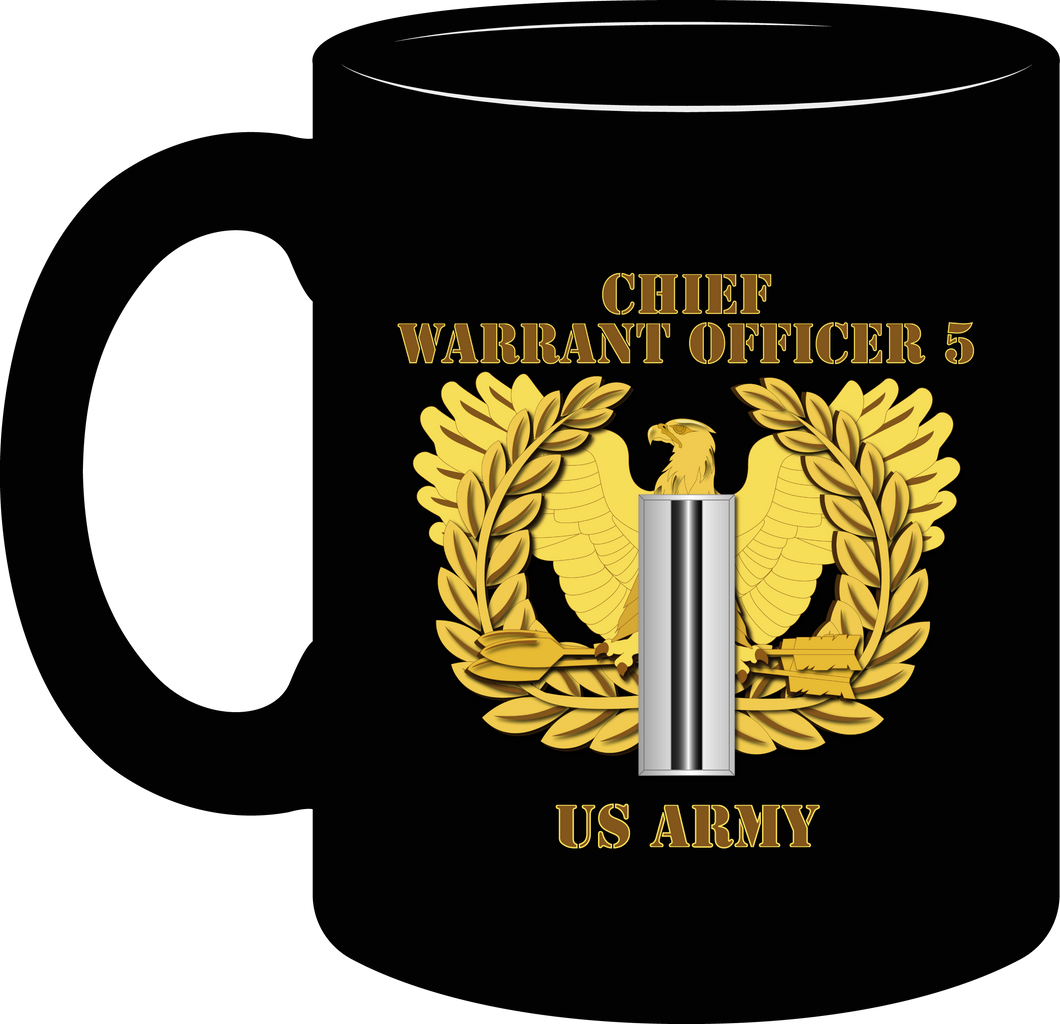 Army - Emblem - Warrant Officer 5 - Chief Warrant 5 with Eagle-  Mug