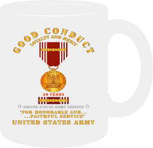 Load image into Gallery viewer, Army - Good Conduct Medal for 39 Years Service - Mug
