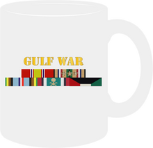 Load image into Gallery viewer, Army - Gulf War with GULF Service Ribbons - Mug
