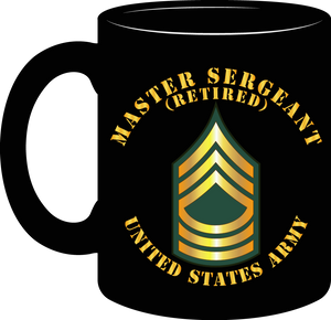 US Army - Master Sergeant (MSG) - Retired  - Mug