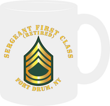 Load image into Gallery viewer, Army - Sergeant First Class (Retired) - Fort Drum, New York - Mug
