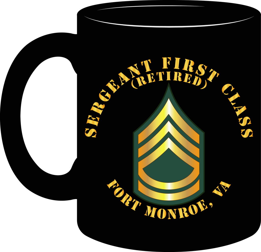 Army - Sergeant First Class (Retired) - Fort Monroe, Virginia - Mug -
