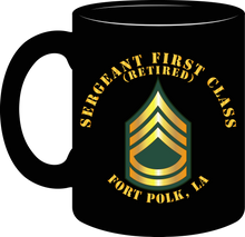Load image into Gallery viewer, Army - Sergeant First Class (Retired) - Fort Polk, Los Angeles - Mug
