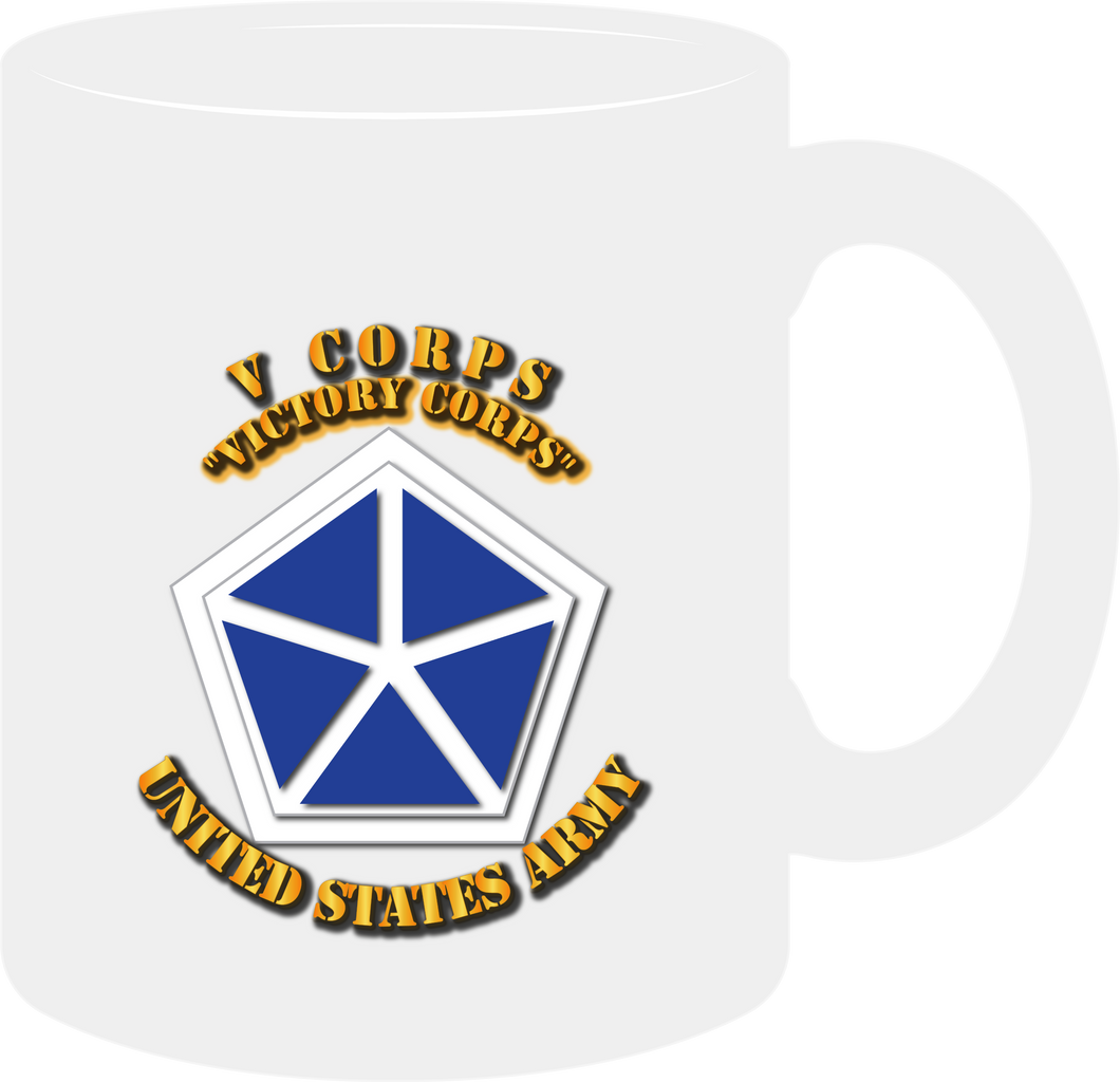 Army - V Corps - Victory Corps - mug