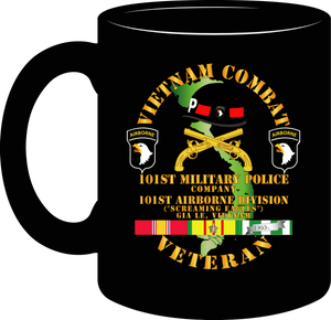 Army - Vietnam Combat Veteran, 101st Military Police Company, 101st Airborne Division - Mug