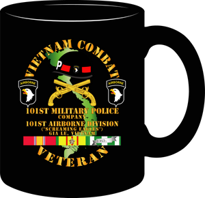 Army - Vietnam Combat Veteran, 101st Military Police Company, 101st Airborne Division - Mug