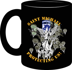 Army - XVIII Airborne Corps - Saint Michael - Protecting Us - Mug