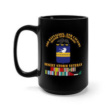 Load image into Gallery viewer, Black Mug 15oz - Army - 3rd Bn, 8th Cavalry - Desert Storm Veteran
