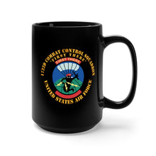 Load image into Gallery viewer, Black Mug 15oz - USAF - 1722d Combat Control Squadron - First There X 300
