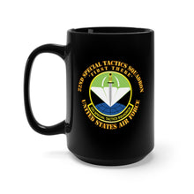 Load image into Gallery viewer, Black Mug 15oz - USAF - 22nd Special Tactics Squadron - First There X 300
