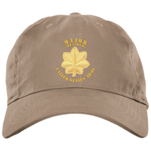 Load image into Gallery viewer, Army - Major - MAJ - Retired - V1 BX001 Embroidered Brushed Twill Unstructured Dad Cap
