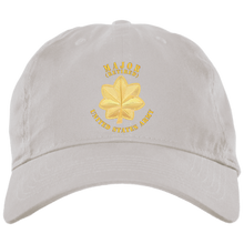 Load image into Gallery viewer, Army - Major - MAJ - Retired - V1 BX001 Embroidered Brushed Twill Unstructured Dad Cap
