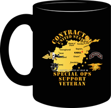 Load image into Gallery viewer, GOVERMENT - Contractor - Special Operation Support Veteran - Afghanistan - Mug
