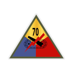 Kiss-Cut Stickers - Army - 70th Tank Battalion SSI