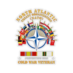 Kiss-Cut Stickers - Army - NATO - Preventing War - COLD SVC X 300
