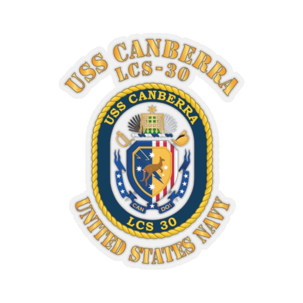 Kiss-Cut Stickers - Navy - USS Canberra (LCS-30) X 300