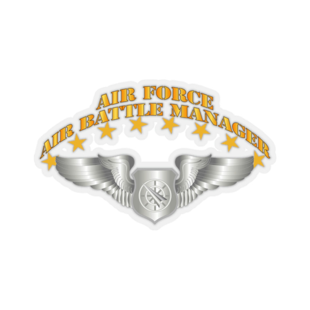 Kiss-Cut Stickers - USAF - Air Battle Manager - Basic Wings