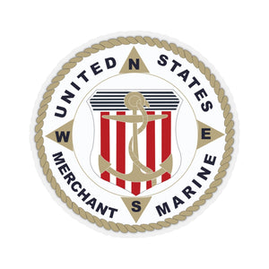 Kiss-Cut Stickers - USMM - United States Merchant Marine Emblem