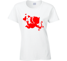 Load image into Gallery viewer, Cupid - VALENTINE - Ladies T Shirt

